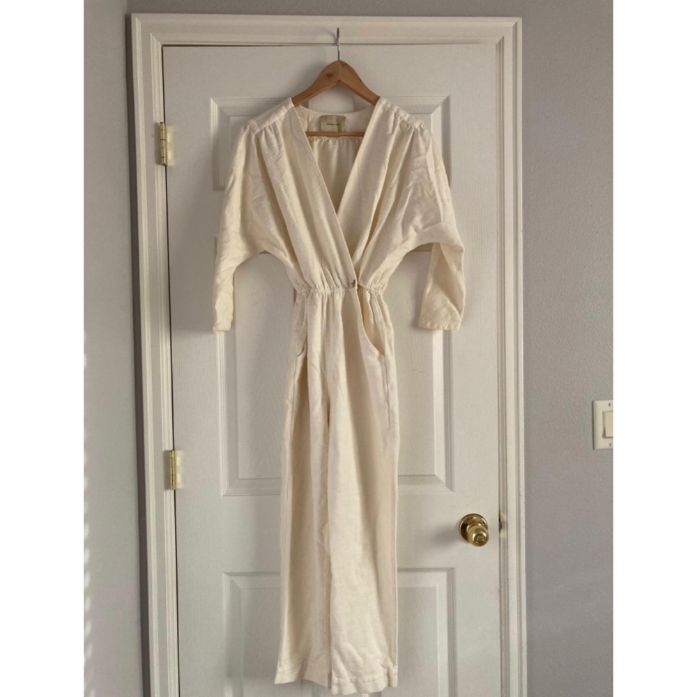 Paloma Wool Alexandria Jumpsuit Off-White Cream Small